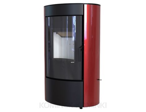 DEFRO HOME CERES Czerwony kominek piec wolnostojący 6 kW